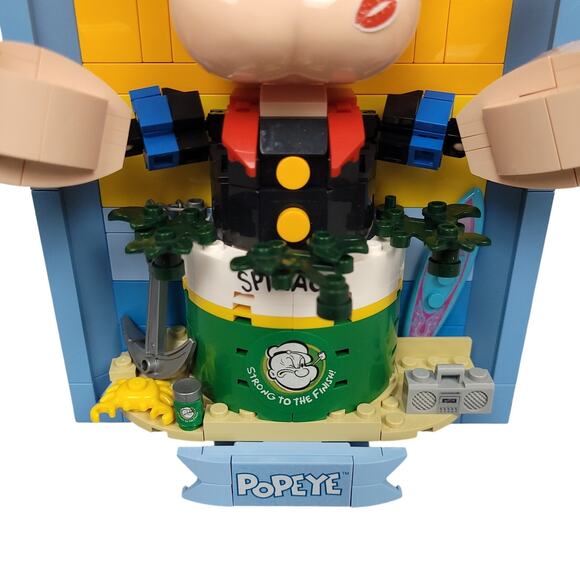 Pantasy Popeye The Sailor 3D Portrait Set 8" 99% Complete Missing Box EUC - Picture 8 of 10